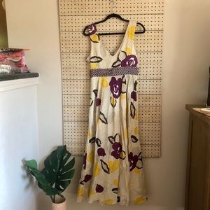 Lightweight maxi dress with lining